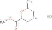 Methyl (6R)-6-methylmorpholine-2-carboxylate hydrochloride