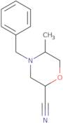 (5S)-4-Benzyl-5-methylmorpholine-2-carbonitrile