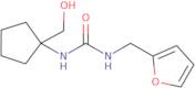 1-[(Furan-2-yl)methyl]-3-[1-(hydroxymethyl)cyclopentyl]urea