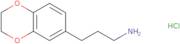 3-(2,3-Dihydro-1,4-benzodioxin-6-yl)propan-1-amine hydrochloride