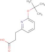 3-[6-(tert-Butoxy)pyridin-2-yl]propanoic acid