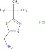 (5-tert-Butyl-1,3,4-thiadiazol-2-yl)methanamine hydrochloride