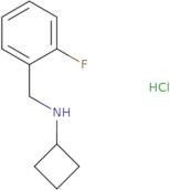 N-[(2-Fluorophenyl)methyl]cyclobutanamine hydrochloride