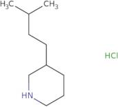 3-(3-Methylbutyl)piperidine hydrochloride