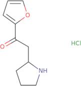 1-(Furan-2-yl)-2-(pyrrolidin-2-yl)ethan-1-one hydrochloride