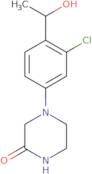 4-[3-Chloro-4-(1-hydroxyethyl)phenyl]piperazin-2-one