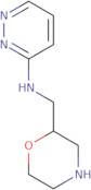 N-(Morpholin-2-ylmethyl)pyridazin-3-amine