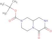 tert-Butyl 6,7-dioxo-octahydro-1H-pyrazino[1,2-a]piperazine-2-carboxylate