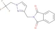 2-{[1-(2,2,2-Trifluoroethyl)-1H-pyrazol-3-yl]methyl}-2,3-dihydro-1H-isoindole-1,3-dione