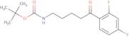 tert-Butyl N-[5-(2,4-difluorophenyl)-5-oxopentyl]carbamate