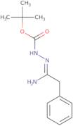 N'-[1-Amino-2-phenylethylidene]hydrazinecarboxylic acid tert-butyl ester