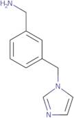 1-{3-[(1H-Imidazol-1-yl)methyl]phenyl}methanamine