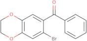 (7-Bromo-2,3-dihydrobenzo[b][1,4]dioxin-6-yl)(phenyl)methanone