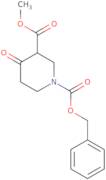 4-Oxo-1,3-piperidinedicarboxylic acid 1-benzyl ester 3-methyl ester