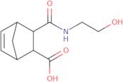 3-(2-Hydroxy-ethylcarbamoyl)-bicyclo[2.2.1]hept-5-ene-2-carboxylic acid