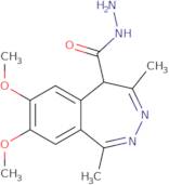 7,8-Dimethoxy-1,4-dimethyl-5H-2,3-benzodiazepine-5-carbohydrazide