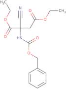 Diethyl 2-(((benzyloxy)carbonyl)amino)-2-cyanosuccinate