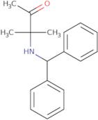 3-(benzhydrylamino)-3-methylbutan-2-one