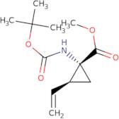 Cyclopropanecarboxylic acid, 1-[[(1,1-dimethylethoxy)carbonyl]amino]-2-ethenyl-, methyl ester, (1R,2S)-