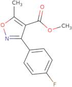 Methyl 3-(4-fluorophenyl)-5-methyl-1,2-oxazole-4-carboxylate