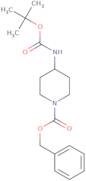 4-tert-Butoxycarbonylamino-piperidine-1-carboxylic acid benzyl ester