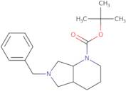 tert-Butyl 6-benzyl-octahydro-1H-pyrrolo[3,4-b]pyridine-1-carboxylate