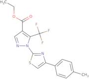 Ethyl 1-[4-(4-methylphenyl)-1,3-thiazol-2-yl]-5-(trifluoromethyl)-1H-pyrazole-4-carboxylate