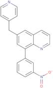 8-(3-Nitrophenyl)-6-(pyridin-4-ylmethyl)quinoline