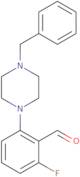 2-(4-Benzylpiperazino-1-yl)-6-fluorobenzaldehyde