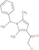 2-Chloro-1-[2,5-dimethyl-1-(1-phenylethyl)-1H-pyrrol-3-yl]ethan-1-one