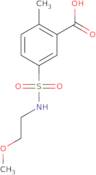 5-[(2-Methoxyethyl)sulfamoyl]-2-methylbenzoic acid