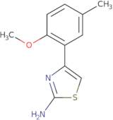 4-(2-Methoxy-5-methylphenyl)-1,3-thiazol-2-amine