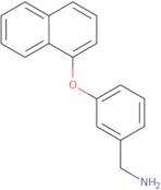 [3-(Naphthalen-1-yloxy)phenyl]methanamine