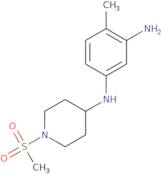 1-N-(1-Methanesulfonylpiperidin-4-yl)-4-methylbenzene-1,3-diamine