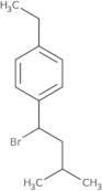 1-(1-Bromo-3-methylbutyl)-4-ethylbenzene