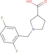 1-[(2,5-Difluorophenyl)methyl]pyrrolidine-3-carboxylic acid