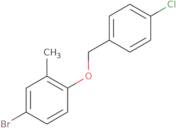 4-Bromo-1-[(4-chlorophenyl)methoxy]-2-methylbenzene