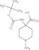 4-{[(tert-Butoxy)carbonyl]amino}-1-methylpiperidine-4-carboxylic acid