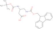 (3R)-3-{[(tert-Butoxy)carbonyl]amino}-4-({[(9H-fluoren-9-yl)methoxy]carbonyl}amino)butanoic acid