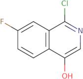 1-Chloro-7-fluoroisoquinolin-4-ol