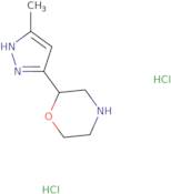 2-(5-Methyl-1H-pyrazol-3-yl)morpholine dihydrochloride