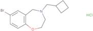 7-Bromo-4-(cyclobutylmethyl)-3,5-dihydro-2H-1,4-benzoxazepine hydrochloride