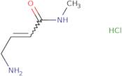 (2E)-4-Amino-N-methylbut-2-enamide hydrochloride