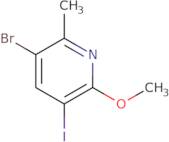 3-Bromo-5-iodo-6-methoxy-2-methylpyridine