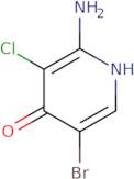 2-Amino-5-bromo-3-chloropyridin-4-ol