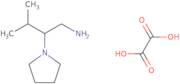 3-Methyl-2-(pyrrolidin-1-yl)butan-1-amine, oxalic acid