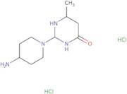 2-(4-Aminopiperidin-1-yl)-6-methyl-3,4-dihydropyrimidin-4-one dihydrochloride