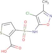 3-(N-(4-Chloro-3-methylisoxazol-5-yl)sulfamoyl)thiophene-2-carboxylic acid