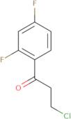 3-Chloro-1-(2,4-difluorophenyl)propan-1-one