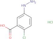 2-Chloro-5-hydrazinylbenzoic acid hydrochloride